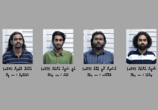 ހައްޔަރުކުރި ހަތަރު މީހުން. ފޮޓޯ: ފުލުހުންގެ އިދާރާ